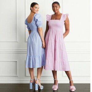 Hill House Ellie Nap Dress in Pink Gingham (XS)